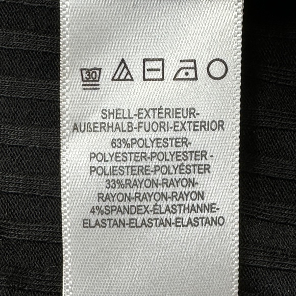 Cosmopolitan X Dress the Population Ribbed Knit Plunge Neck Dress Women SmallNWT - Picture 10 of 10